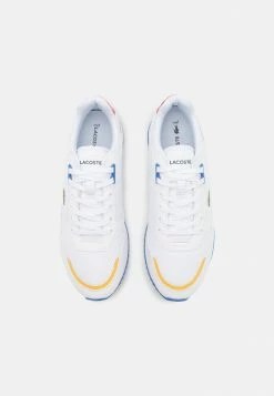 Lacoste PARTNER PISTE - Trainers - White/blue -Lacoste Sales Store 00599be8d8fe4c93a440f97b96b368c3