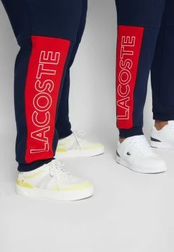 Lacoste UNISEX - Tracksuit Bottoms - Navy Blue/green/red -Lacoste Sales Store 0209ff9ec62c429598941fe3fca741ac