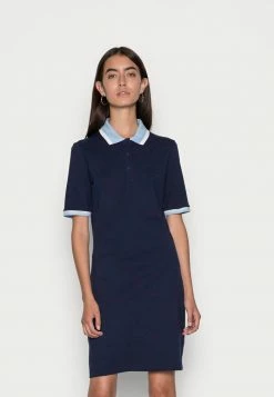 Lacoste Shirt Dress - Navy Blue/flour-creek