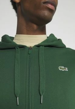 Lacoste PLUS - Zip-up Sweatshirt - Green -Lacoste Sales Store 055deb1294474cda92c0cfbf731e9f16