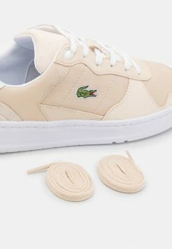 Lacoste SHOT - Trainers - Natural/white -Lacoste Sales Store 05cd3f9ebdb342a49dfae249de461aea