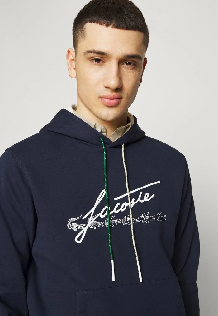 Lacoste Sweatshirt - Navy Blue 9 Lacoste Sweatshirt - Navy Blue - Image 7