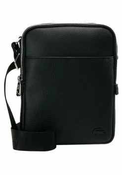 Lacoste FLAT CROSSOVER BAG - Across Body Bag - Black -Lacoste Sales Store 0892e7988f654455a48c2c40ae1aa93b