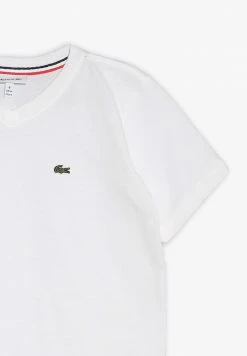 Lacoste BOY V-NECK TEE - Basic T-shirt - Blanc 9 Lacoste BOY V-NECK TEE - Basic T-shirt - Blanc -Lacoste Sales Store 089dfb2321664246b2edbc1fd5d87477