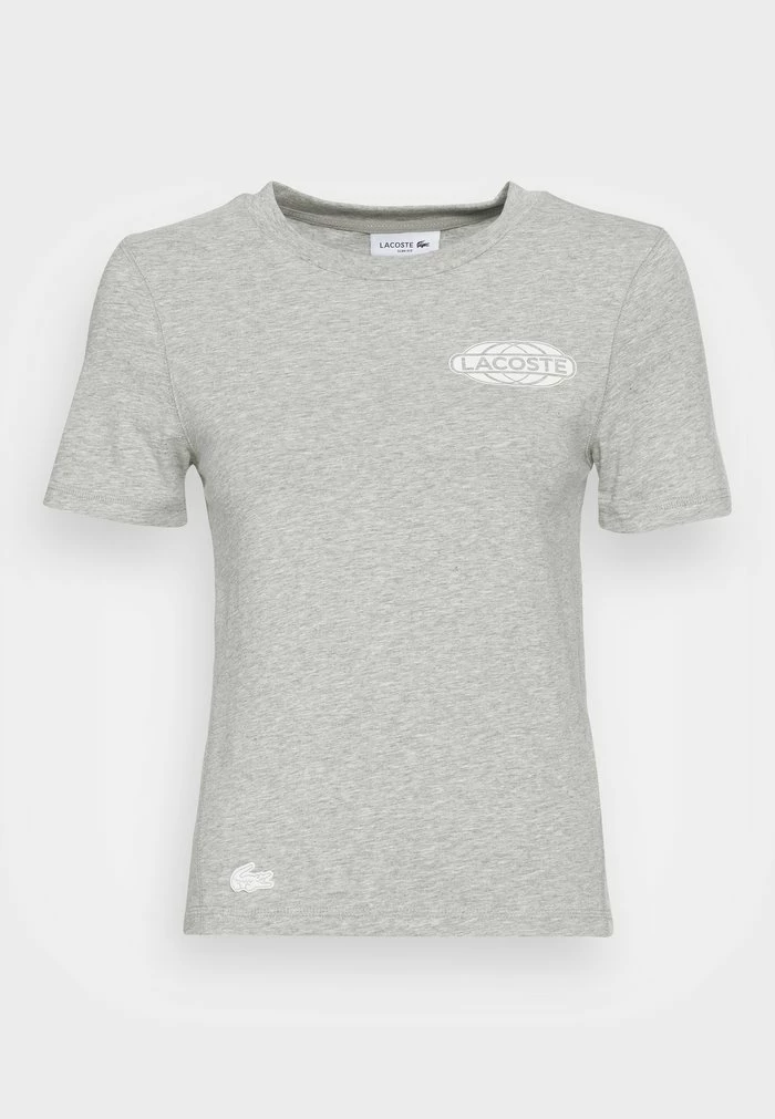 Lacoste EXCLUSIVE - Print T-shirt - Silver Chine 6 Lacoste EXCLUSIVE - Print T-shirt - Silver Chine - Image 4