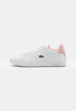 Lacoste GRADUATE - Trainers - White/light Pink