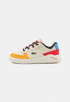 Lacoste GAME ADVANCE UNISEX - Trainers - Off White/yellow