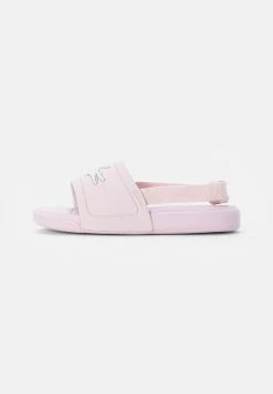 Lacoste SLIDE - Mules - Light Pink White