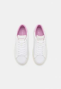 Lacoste POWERCOURT 2.0 - Trainers - White/pink -Lacoste Sales Store 0fae33dce93947b5a11f718d7e34fee7