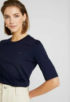 Lacoste Basic T-shirt - Navy Blue -Lacoste Sales Store 15a685ab0ad44d2fb99fa260d8ac03a2