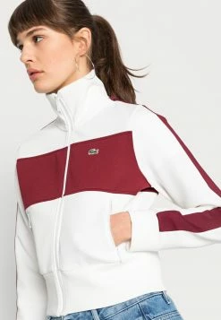 Lacoste Training Jacket - Flour/pinot -Lacoste Sales Store 1666c01cc42a4c71a9fddc9133a170cf