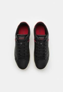 Lacoste EUROPA PRO - Trainers - Black/red -Lacoste Sales Store 173e6ba9c8d84b88ade59c7071604206