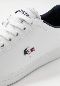 Lacoste CARNABY - Trainers - White/navy/red -Lacoste Sales Store 174164224f4a477f96e67fd46cb39317