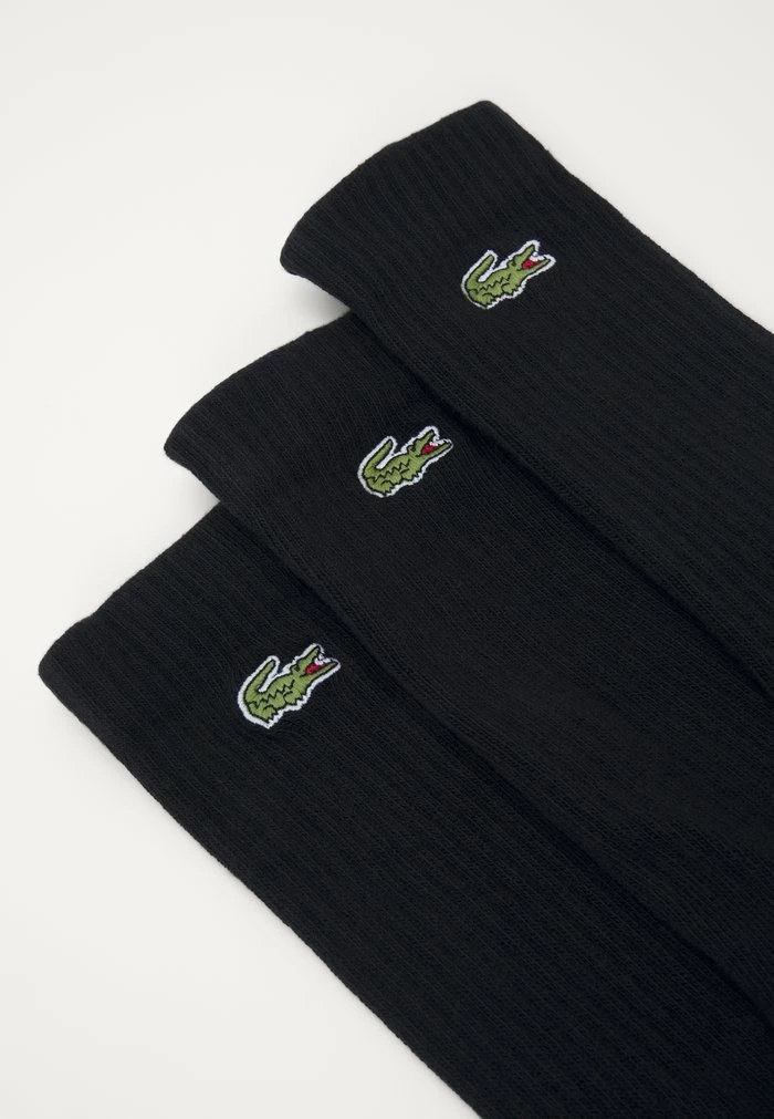 Lacoste 3 PACK - Socks - Black 3 Lacoste 3 PACK - Socks - Black - Image 2