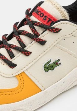 Lacoste GAME ADVANCE UNISEX - Trainers - Off White/yellow -Lacoste Sales Store 1a968895b9074f5bb7dd5a8812047a7b