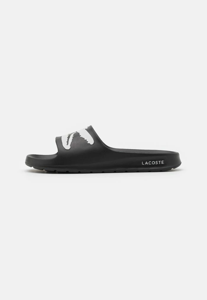 Lacoste CROCO - Pool Slides - Black/white 3 Lacoste CROCO - Pool Slides - Black/white