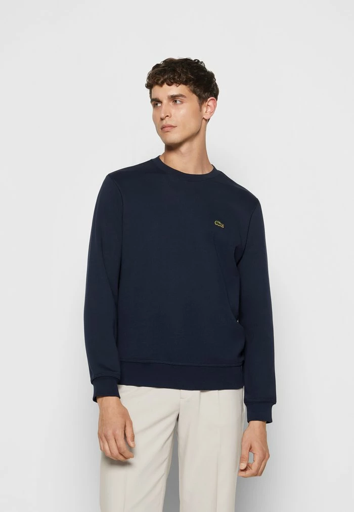 Lacoste Sweatshirt - Navy Blue 5 Lacoste Sweatshirt - Navy Blue - Image 3