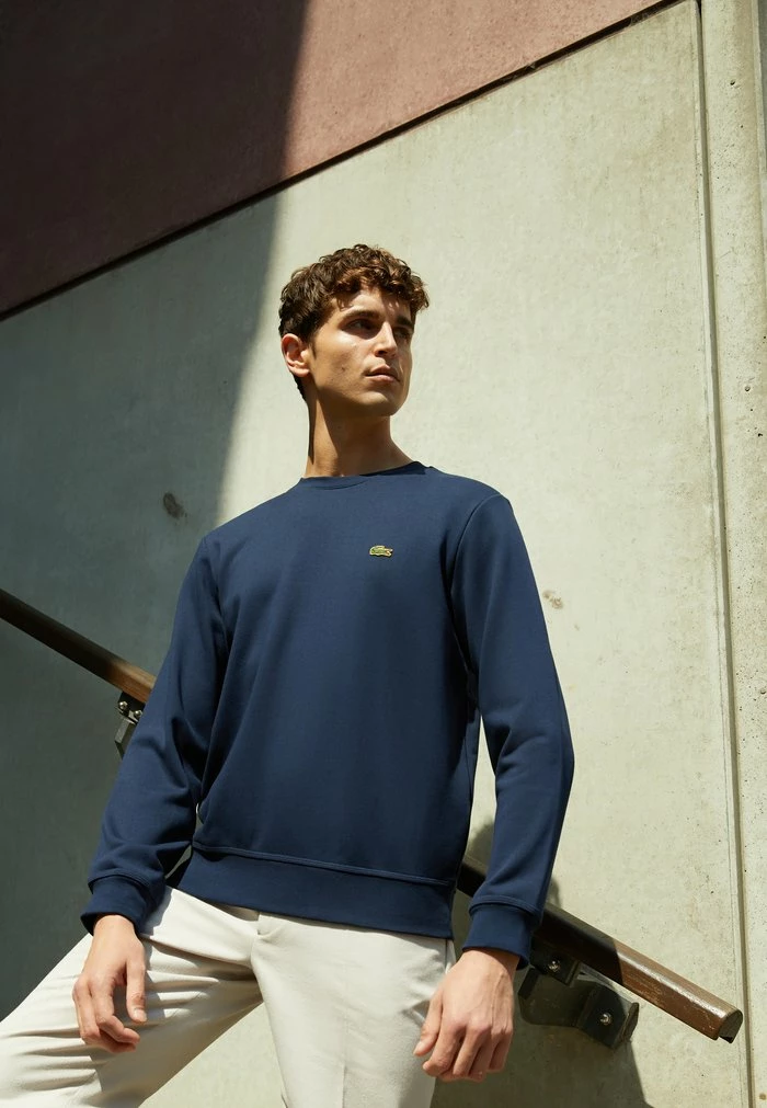 Lacoste Sweatshirt - Navy Blue 3 Lacoste Sweatshirt - Navy Blue