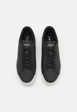 Lacoste POWERCOURT - Trainers - Black/off White -Lacoste Sales Store 24fd3ce9a0fe4356a7526df5a02240b6