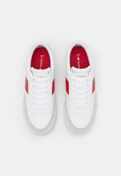 Lacoste COURT MASTER PRO - Trainers - White/red -Lacoste Sales Store 25a4029d4ada43f0805b3090135cdf61