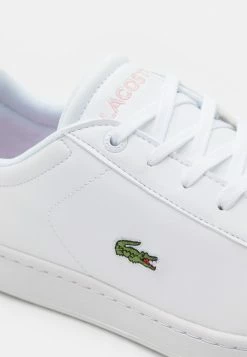 Lacoste CARNABY - Trainers - White/light Pink -Lacoste Sales Store 264fd614103f4408a180a5528815abdd