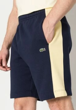 Lacoste UNISEX - Shorts - Marine/jaune -Lacoste Sales Store 293b15d9a58c4160beb794ecd0ca414a