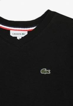 Lacoste BOY V-NECK TEE - Basic T-shirt - Noir -Lacoste Sales Store 29588573c7e04c1999b4d94d48c0c118