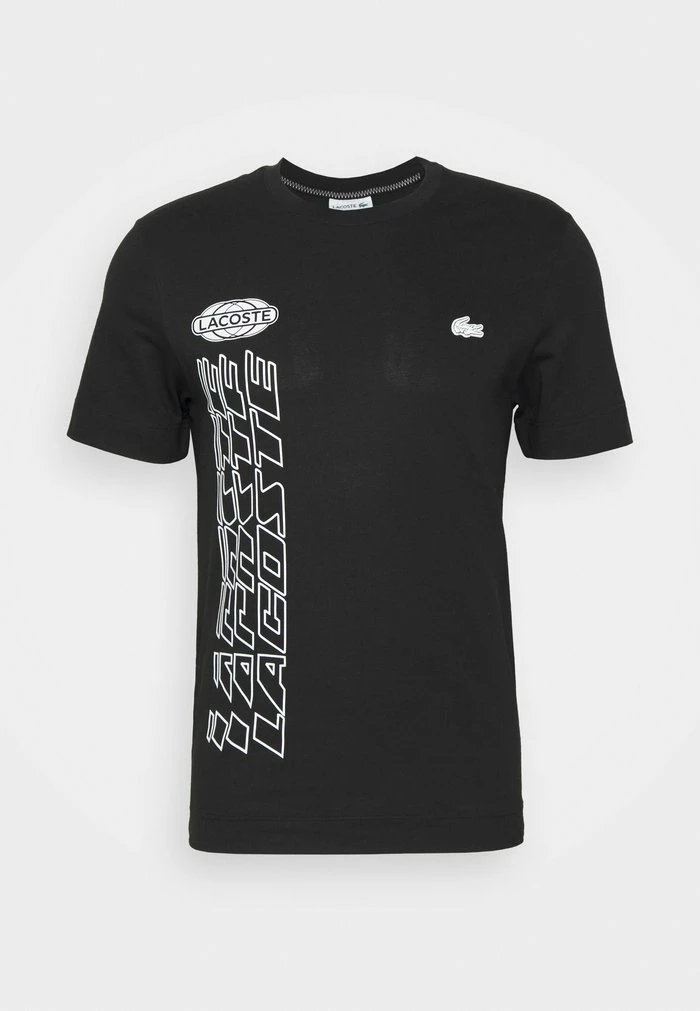 Lacoste EXCLUSIVE - Print T-shirt - Black 7 Lacoste EXCLUSIVE - Print T-shirt - Black - Image 5