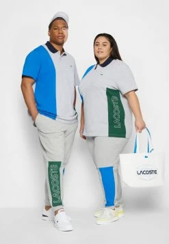 Lacoste UNISEX - Tracksuit Bottoms - Silver Chine/blue Royal/green -Lacoste Sales Store 2bba925005604d16b48474f9b224375a