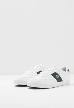 Lacoste COURT MASTER - Trainers - White/dark Green -Lacoste Sales Store 2d3decf81edd4e32b2c6c0ab93317d8c
