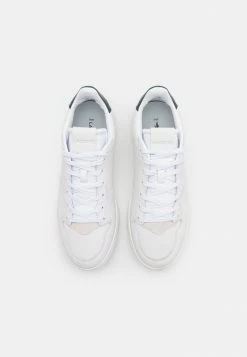 Lacoste COURT LISSE - Trainers - White/dark Green -Lacoste Sales Store 2da1fbe1aede40bba140d52c09e81906