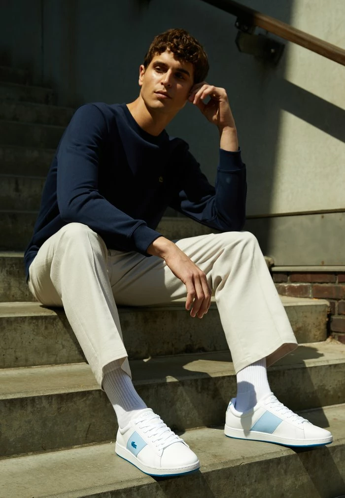 Lacoste CARNABY EXCLUSIVE - Trainers - White/light Blue 3 Lacoste CARNABY EXCLUSIVE - Trainers - White/light Blue