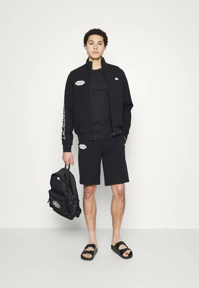 Lacoste EXCLUSIVE - Print T-shirt - Black 4 Lacoste EXCLUSIVE - Print T-shirt - Black - Image 2