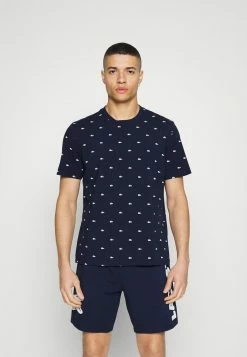 Lacoste Pyjama Top - Navy Blue/white