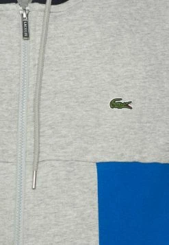 Lacoste UNISEX - Zip-up Sweatshirt - Silver Chine/green/navy Blue/blue Royal -Lacoste Sales Store 336eac7b9ac84a36bf5df1cafdb6512e