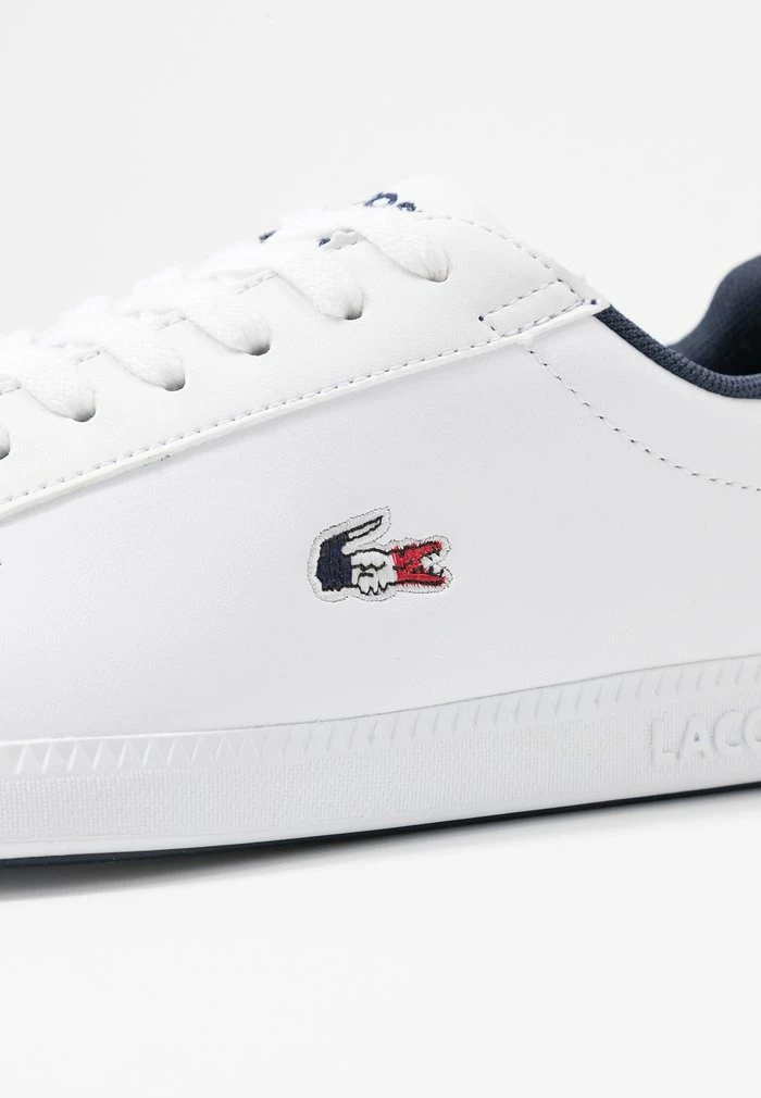 Lacoste GRADUATE - Trainers - White/navy/red 5 Lacoste GRADUATE - Trainers - White/navy/red - Image 3