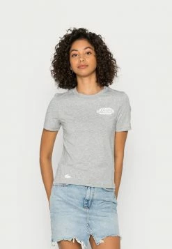 Lacoste EXCLUSIVE - Print T-shirt - Silver Chine