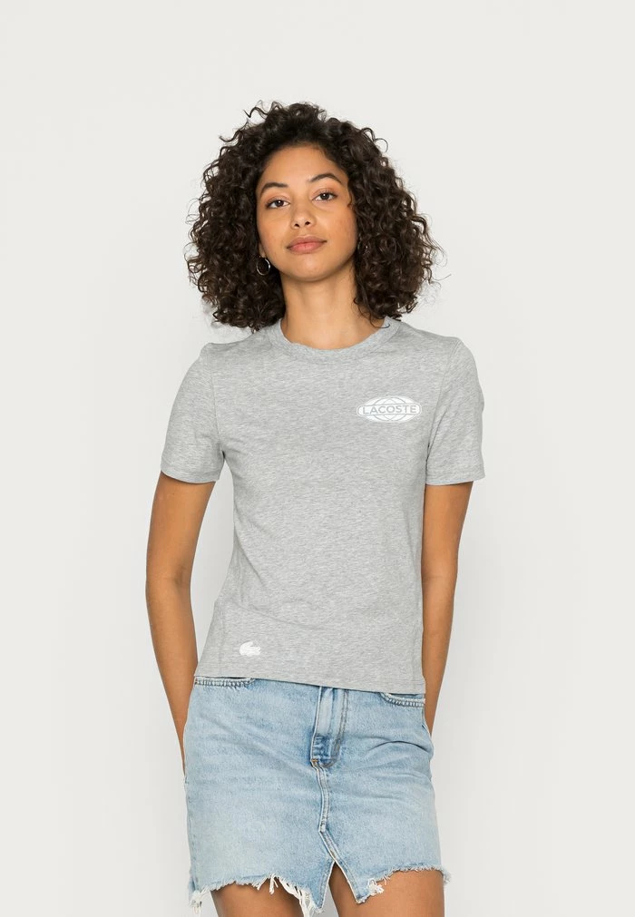 Lacoste EXCLUSIVE - Print T-shirt - Silver Chine 3 Lacoste EXCLUSIVE - Print T-shirt - Silver Chine