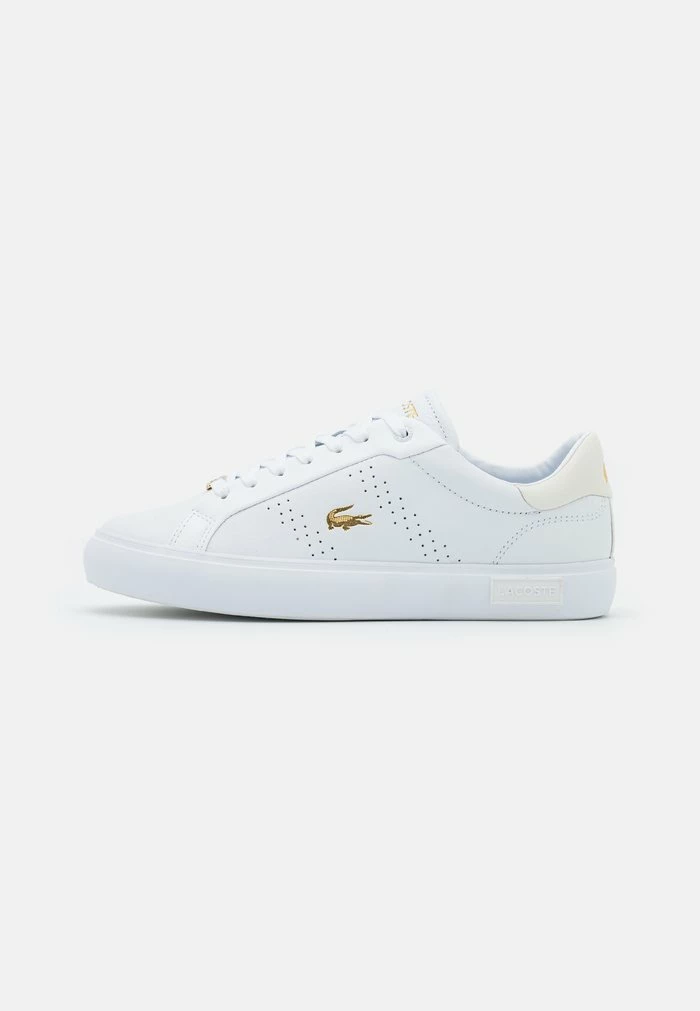 Lacoste POWERCOURT - Trainers - White/gold 4 Lacoste POWERCOURT - Trainers - White/gold - Image 2