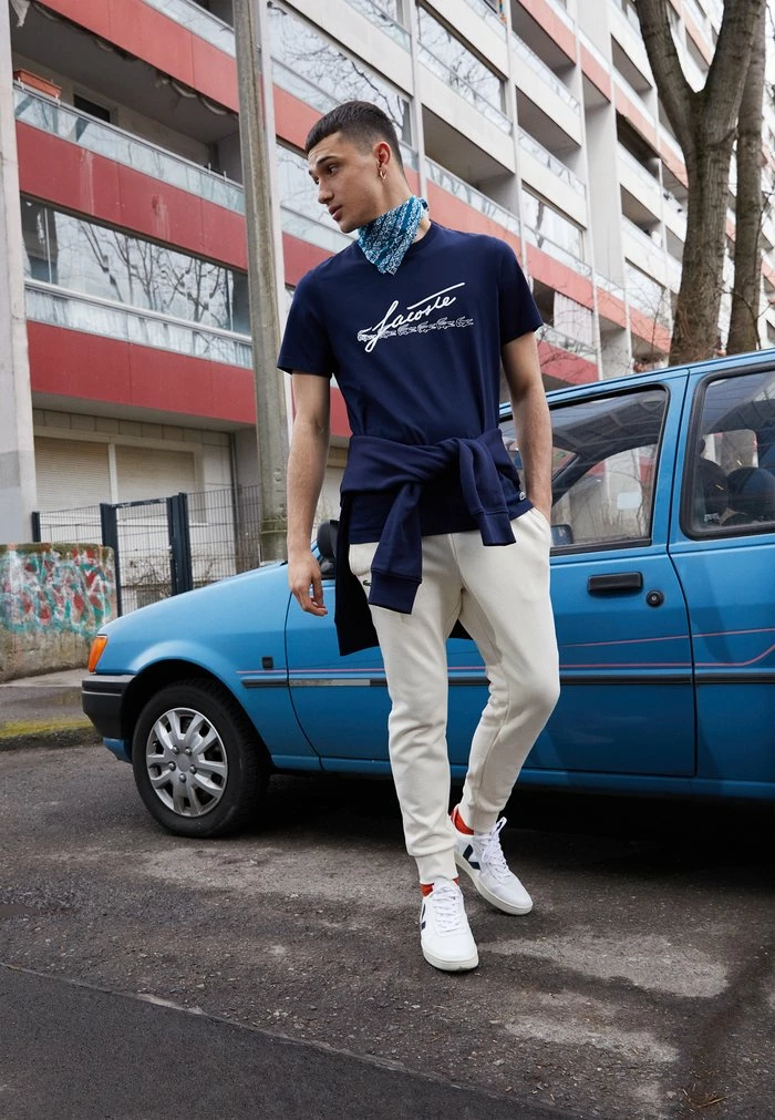 Lacoste Print T-shirt - Navy Blue 3 Lacoste Print T-shirt - Navy Blue