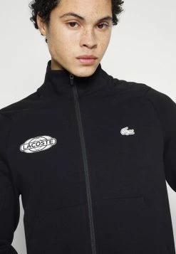Lacoste EXCLUSIVE - Zip-up Sweatshirt - Black -Lacoste Sales Store 3803314b7d4a409dad6e607ab69edb92
