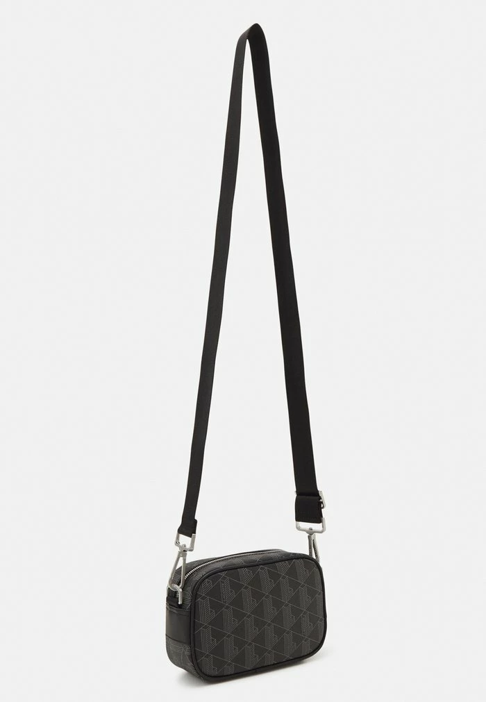 Lacoste THE BLEND UNISEX - Across Body Bag - Noir Gris 4 Lacoste THE BLEND UNISEX - Across Body Bag - Noir Gris - Image 2