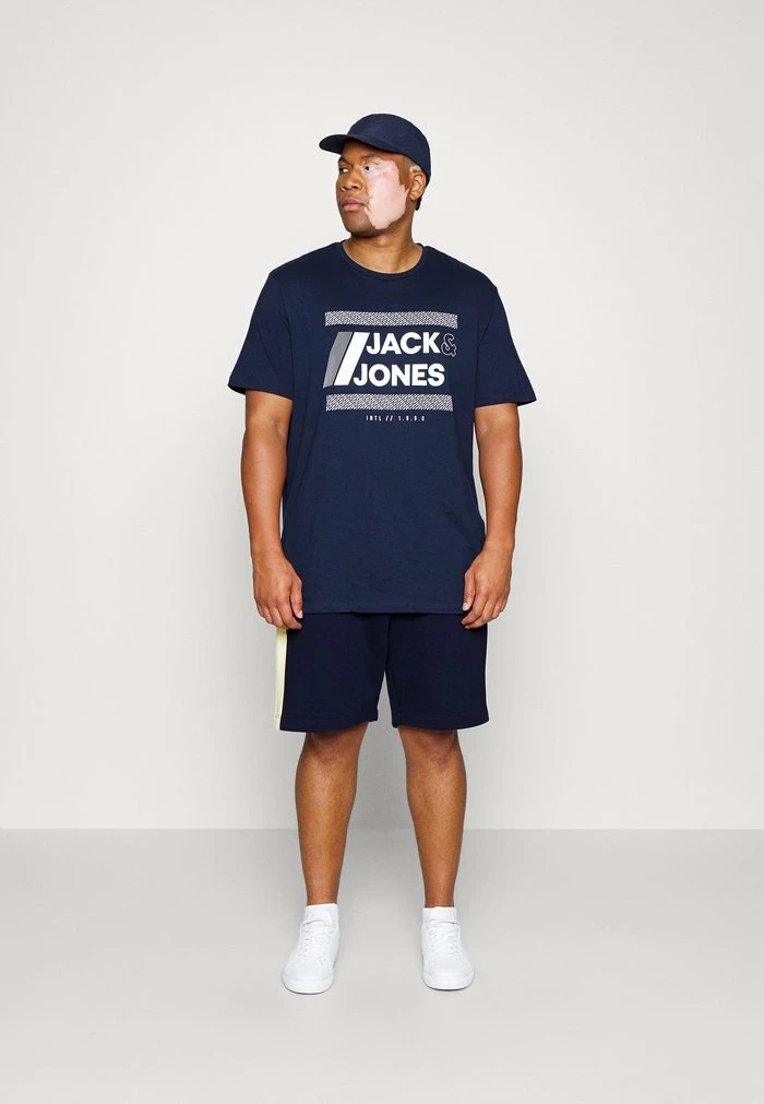 Lacoste PLUS UNISEX - Tracksuit Bottoms - Marine/jaune 4 Lacoste PLUS UNISEX - Tracksuit Bottoms - Marine/jaune - Image 2