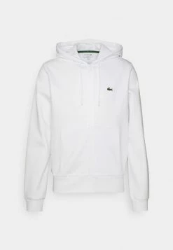 Lacoste Zip-up Sweatshirt - Blanc