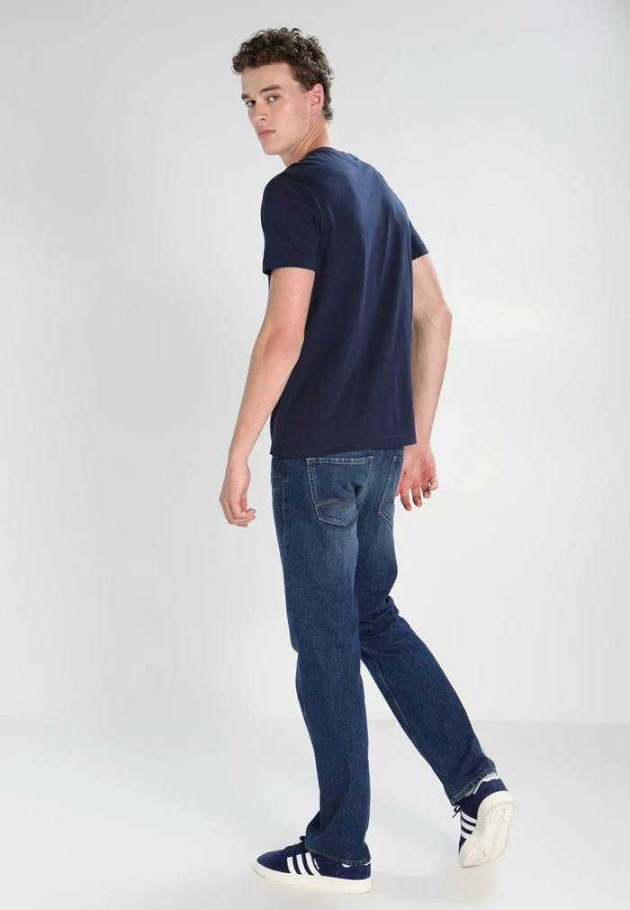 Lacoste Basic T-shirt - Navy Blue 5 Lacoste Basic T-shirt - Navy Blue - Image 3
