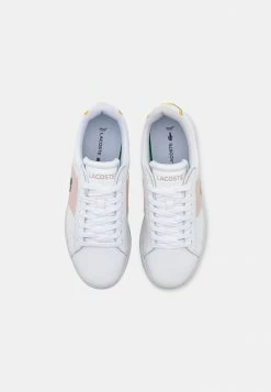 Lacoste CARNABY - Trainers - White/pink -Lacoste Sales Store 40954652298546b28728a6a820e49ec9