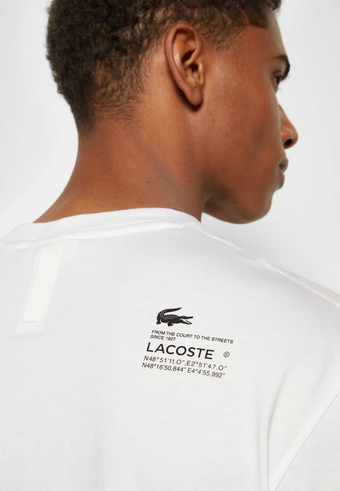 Lacoste Print T-shirt - Blanc 9 Lacoste Print T-shirt - Blanc - Image 7