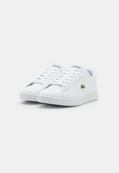 Lacoste CARNABY EVO UNISEX - Trainers - White/navy -Lacoste Sales Store 4354e657bcfa4376a24002d6bba510a9