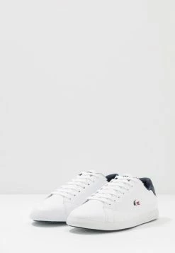 Lacoste GRADUATE - Trainers - White/navy/red -Lacoste Sales Store 461b94a4f0ff4a248250ac156d2db190