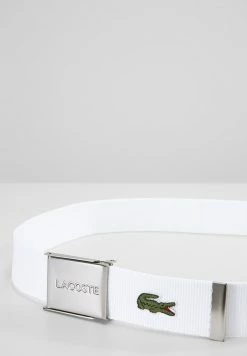 Lacoste CASUAL STRAP IN KIT UNISEX - Belt - White 11 Lacoste CASUAL STRAP IN KIT UNISEX - Belt - White -Lacoste Sales Store 466c70a08a4f453b8795db3296de9370